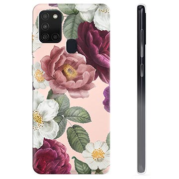 Funda de TPU para Samsung Galaxy A21s - Flores Románticas