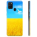 Funda TPU Ucrania para Samsung Galaxy A21s - Campo de trigo