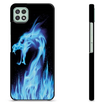 Carcasa Protectora para Samsung Galaxy A22 5G - Dragón de Fuego Azul