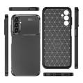 Carcasa TPU Beetle Fibra de Carbono para Samsung Galaxy A24 4G - Negro