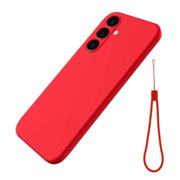 Funda de Silicona Líquida para Samsung Galaxy A25 - Rojo
