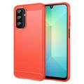 Carcasa de TPU Brushed para Samsung Galaxy A26 - Fibra de Carbono