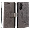 Funda Mandala Series para Samsung Galaxy A26 - Estilo Cartera - Gris