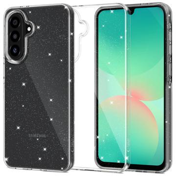 Funda de TPU Samsung Galaxy A26 Tech-Protect FlexAir Glitter - Transparente
