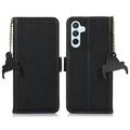 Funda con RFID para Samsung Galaxy A26 - Estilo Cartera - Negro