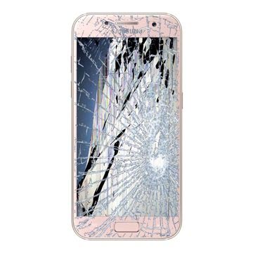 Samsung Galaxy A3 (2017) Reparación de la Pantalla Táctil y LCD - Rosa
