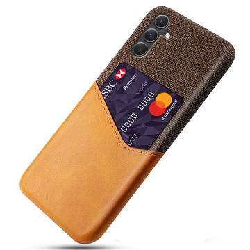 Carcasa con Ranura para Tarjeta KSQ para Samsung Galaxy A35 - Naranja