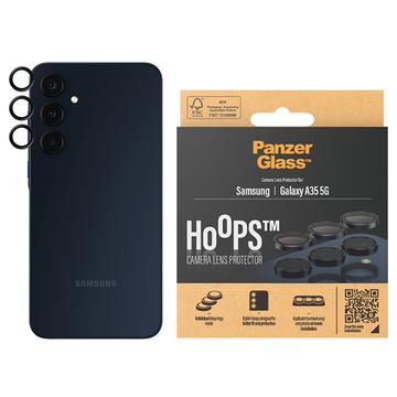 Protector de lente de cámara Samsung Galaxy A35 PanzerGlass Hoops - Negro