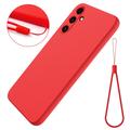 Funda de Silicona Líquida para Samsung Galaxy A35 - Rojo