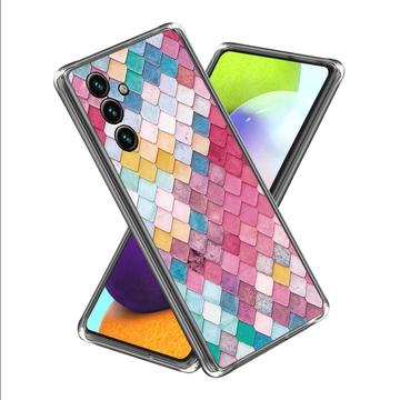 Carcasa de TPU Stylish Ultra Fina para Samsung Galaxy A35 - Rombo Arcoiris