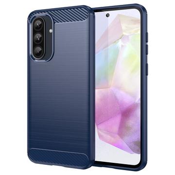 Carcasa de TPU Brushed para Samsung Galaxy A36/A56 - Fibra de Carbono