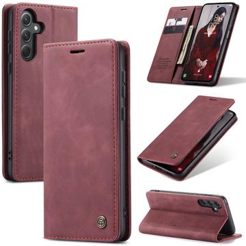 Funda Caseme Serie 013 para Samsung Galaxy A36 - Estilo Cartera - Vino Tinto
