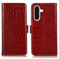 Funda Crocodile con RFID para Samsung Galaxy A36 - Estilo Cartera