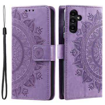 Funda Mandala Series para Samsung Galaxy A36 - Estilo Cartera - Púrpura