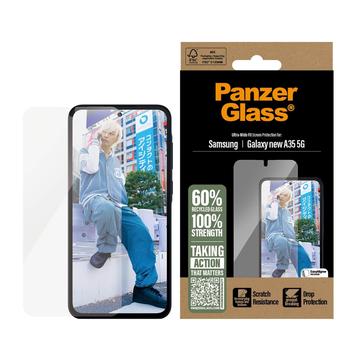 Protector de Pantalla PanzerGlass Ultra-Wide Fit para Samsung Galaxy A36 - 9H