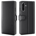 Funda de Cuero para Samsung Galaxy A36/A56 - Estilo Cartera - Negro