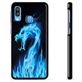 Carcasa Protectora para Samsung Galaxy A40 - Dragón de Fuego Azul