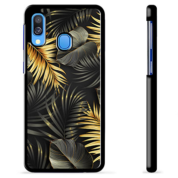 Carcasa Protectora para Samsung Galaxy A40 - Hojas Doradas