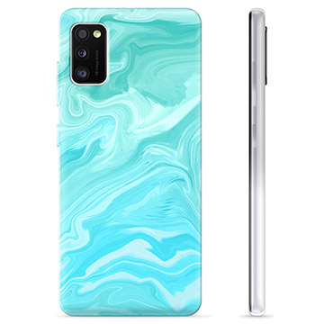 Funda de TPU para Samsung Galaxy A41 - Mármol Azul