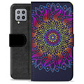 Funda Cartera Premium para Samsung Galaxy A42 5G - Mandala Colorida