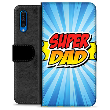 Funda Cartera Premium para Samsung Galaxy A50 - Super Dad