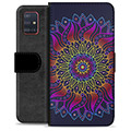 Funda Cartera Premium para Samsung Galaxy A51 - Mandala Colorida