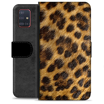 Funda Cartera Premium para Samsung Galaxy A51 - Leopardo