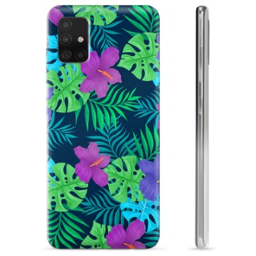 Funda de TPU para Samsung Galaxy A51 - Flores Tropicales
