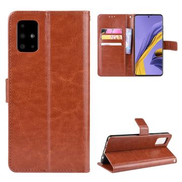 Funda para Samsung Galaxy A51 - Estilo Cartera - Marrón