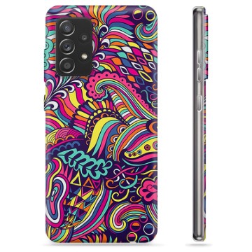 Funda de TPU para Samsung Galaxy A52 5G, Galaxy A52s - Flores Abstractas