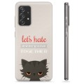 Funda de TPU para Samsung Galaxy A52 5G, Galaxy A52s - Gato Enfadado