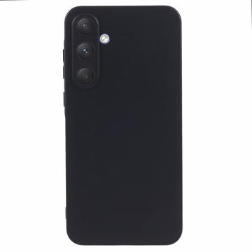 Carcasa Anti-Huellas Dactilares Mate de TPU para Samsung Galaxy A55 - Negro