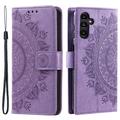 Funda Mandala Series para Samsung Galaxy A55 - Estilo Cartera - Púrpura