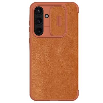 Funda con Tapa Nillkin Qin Pro para Samsung Galaxy A55