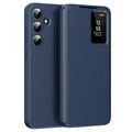 Funda Samsung Galaxy A55 Smart Clear View Flip con ranura para tarjetas - Zafiro