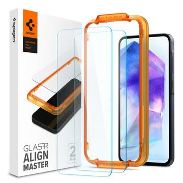 Protector de Pantalla Spigen ALM Glas.tR para Samsung Galaxy A55 - 2 Unidades