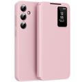 Funda Samsung Galaxy A56 Smart Clear View Flip con ranura para tarjetas