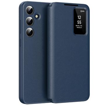 Funda Samsung Galaxy A56 Smart Clear View Flip con ranura para tarjetas