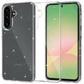 Funda de TPU Samsung Galaxy A56 Tech-Protect FlexAir Glitter - Transparente