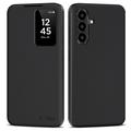 Funda Flip Samsung Galaxy A56 Tech-Protect Smart Clear View con ranura para tarjeta - Negro