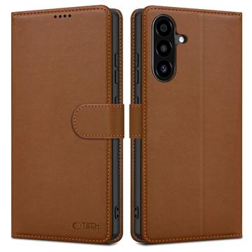 Funda Tech-Protect con imán y soporte para Samsung Galaxy A56 - Marrón