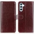 Funda de cartera con cierre magnético para Samsung Galaxy A56 - Marrón