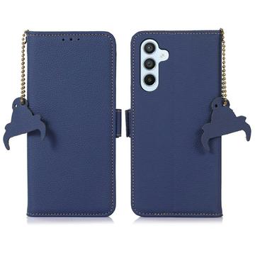 Funda con RFID para Samsung Galaxy A56 - Estilo Cartera - Azul