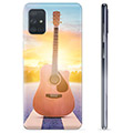 Funda de TPU para Samsung Galaxy A71 - Guitarra