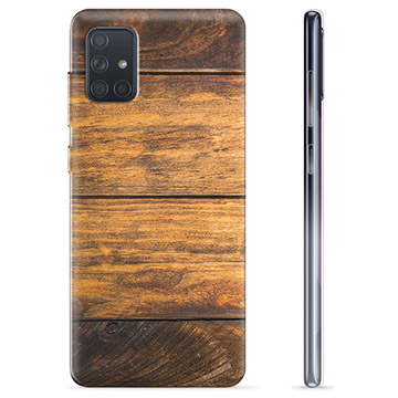 Funda de TPU para Samsung Galaxy A71 - Madera