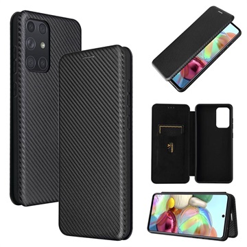 Funda con Tapa Nillkin Qin para Samsung Galaxy A51 - Negro