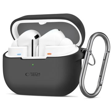 Funda con gancho de silicona Samsung Galaxy Buds3/Buds3 Pro/Buds3 FE Tech-Protect - Negro