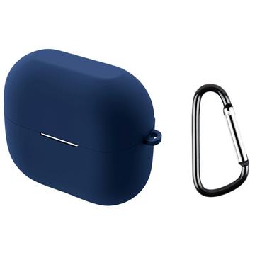 Carcasa de Silicona con Mosquetón para Samsung Galaxy Buds3 FE - Azul Oscuro