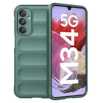 Carcasa de TPU Rugged para Samsung Galaxy F34/M34 5G - Verde