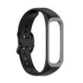 Correa de Silicona Suave para Samsung Galaxy Fit2 - Negro / Gris